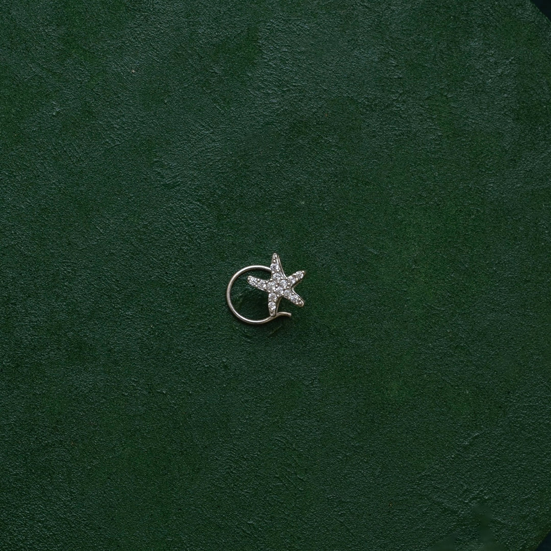 Stardust Sterling Silver Nosepin