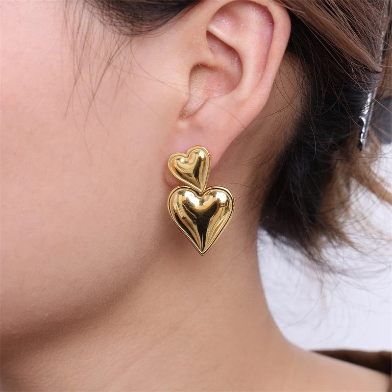 Luna Earrings - 18K Gold Plated