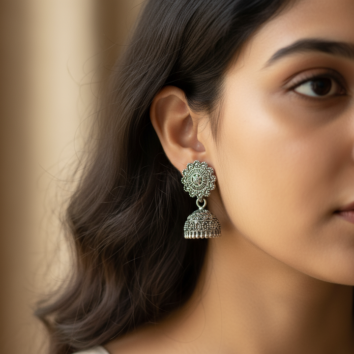 Set of 12 Earrings with Folding Jhumka Box