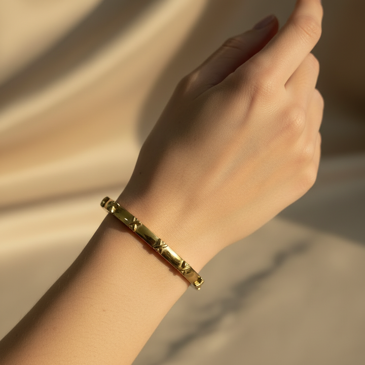 Xoxo Bracelet- 18k Gold Plated