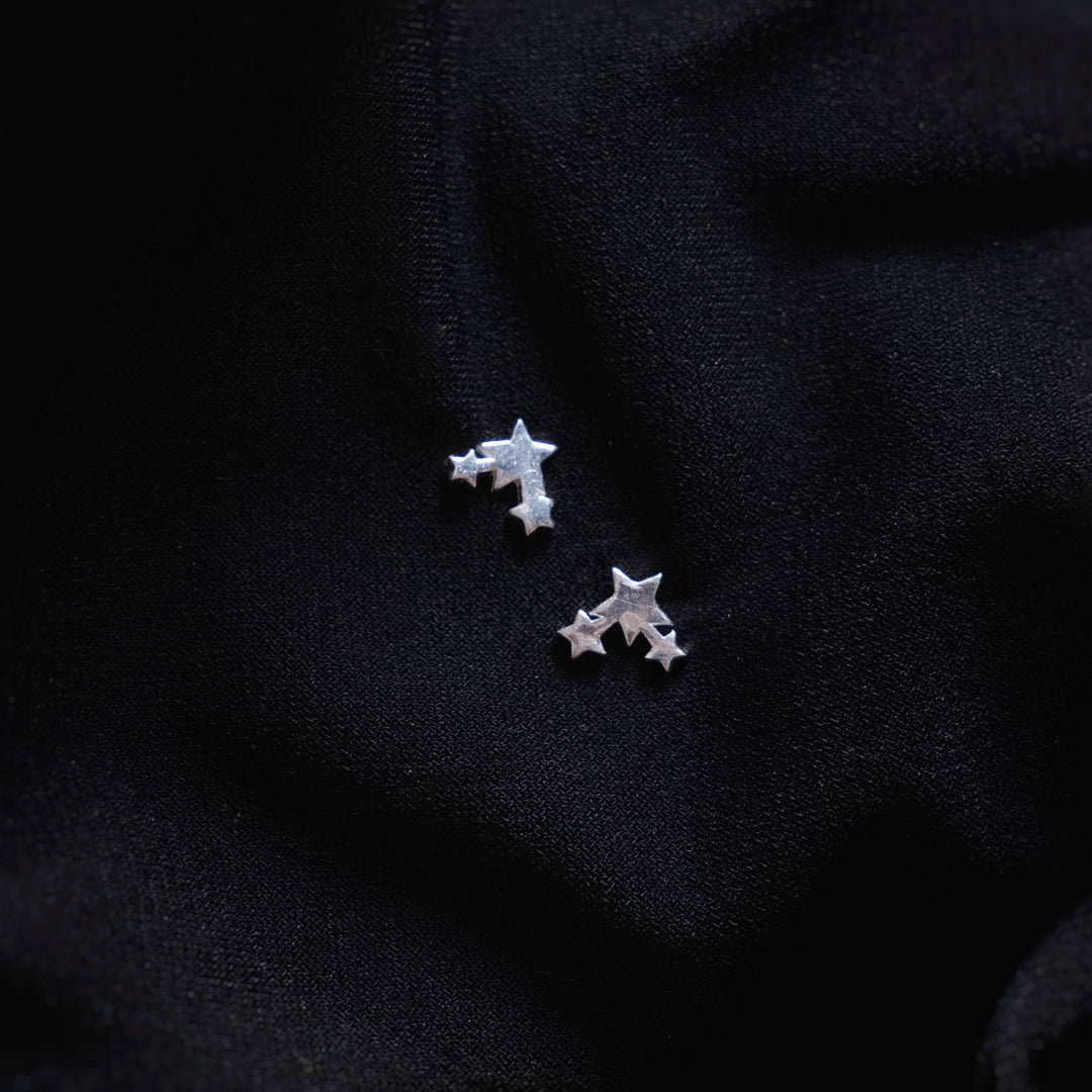 Star Cluster Sterling Silver Studs