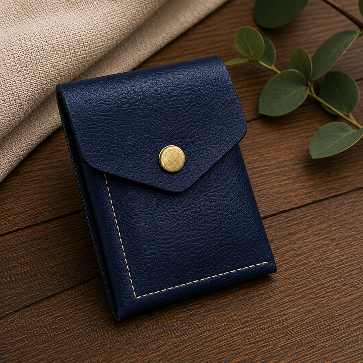 Slim Flip Vegan Leather Wallet