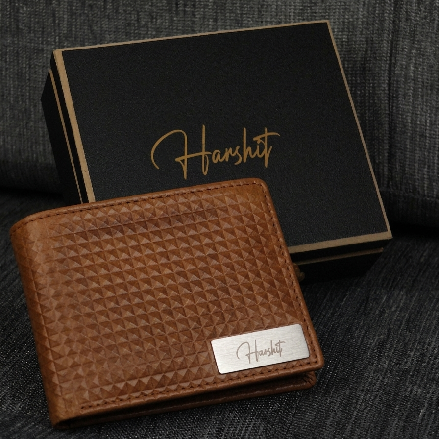 Personalized Premium Men's Wallet