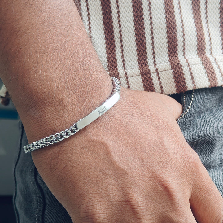 Personalized Men Stainless Steel Bracelet