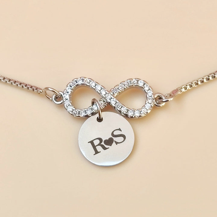 Personalized Name Infinity Necklace