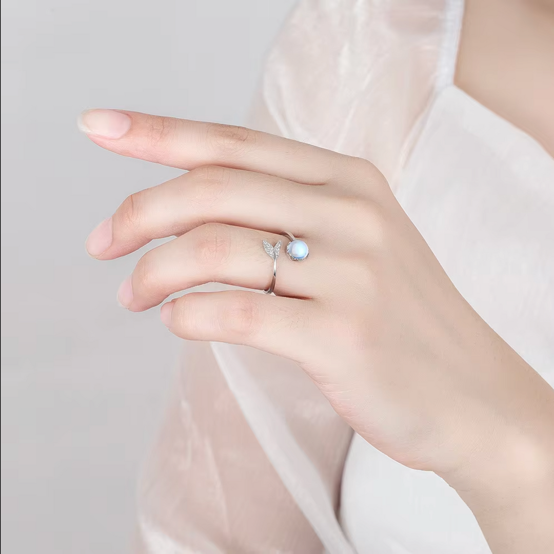 Fish Tail Opal Ring