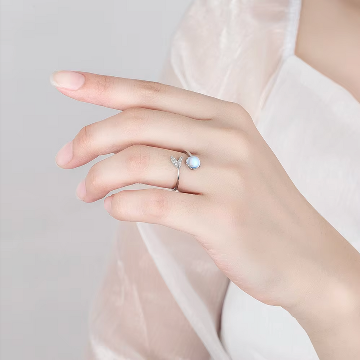 Fish Tail Opal Ring