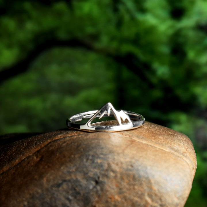 Mountain Sterling Silver Ring