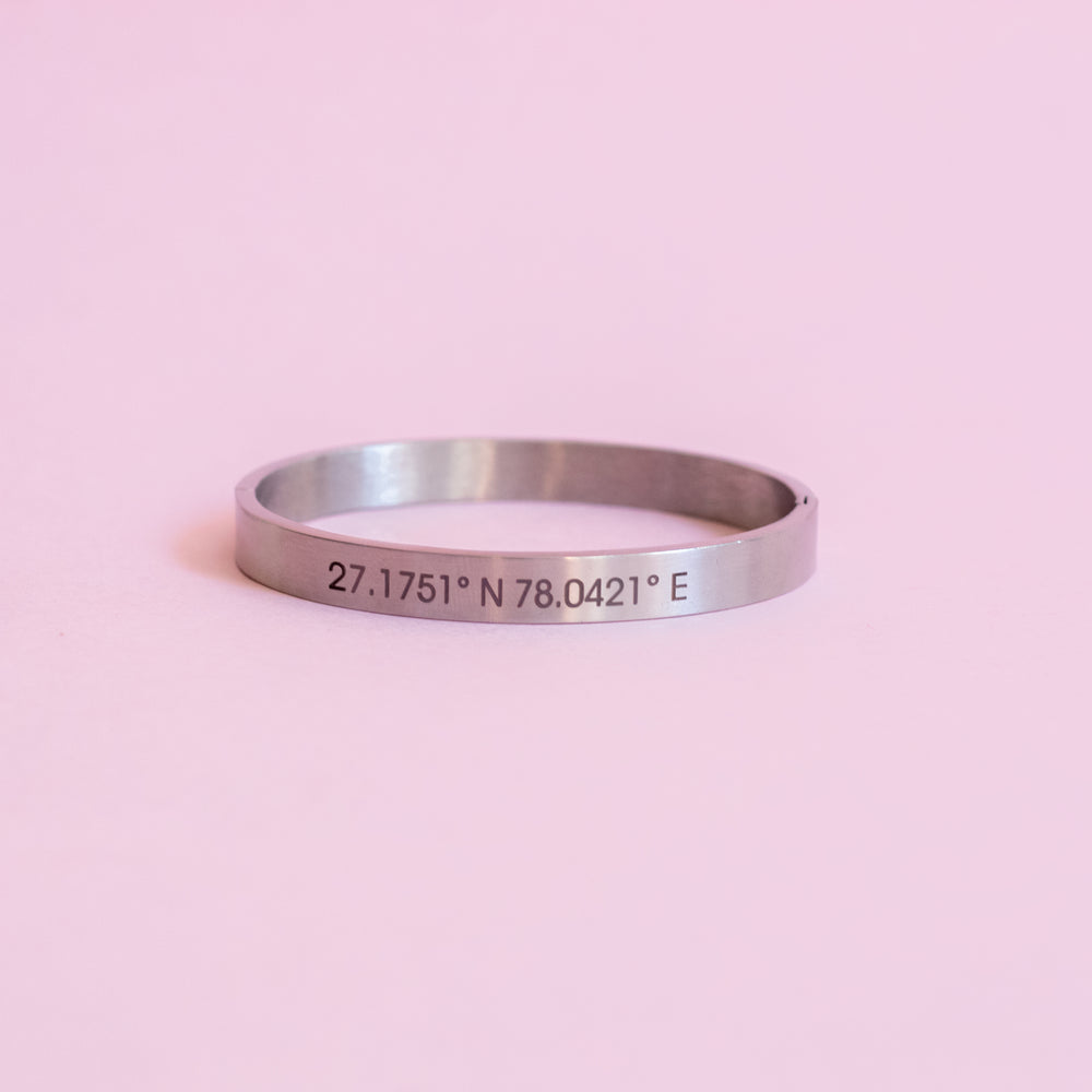 Engraved Cuff Bracelet