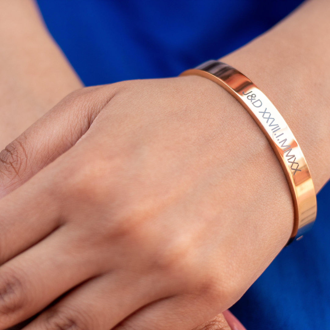 Engraved Cuff Bracelet